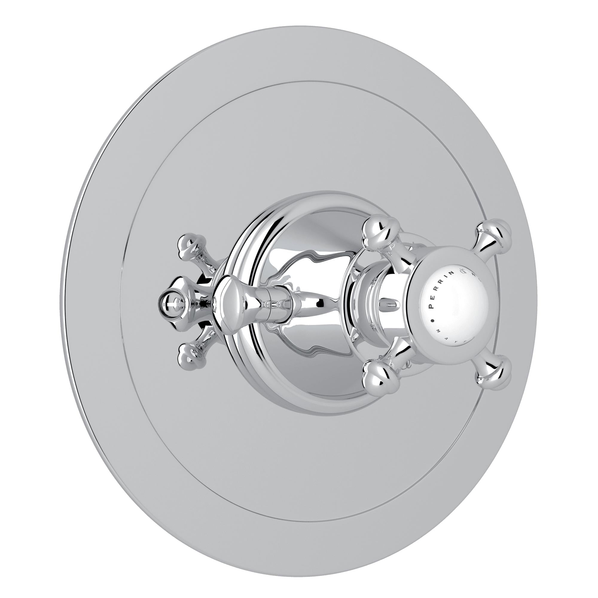 Perrin & Rowe U.5786 Georgian Era 3/4" Round Thermostatic Trim Without Volume Control