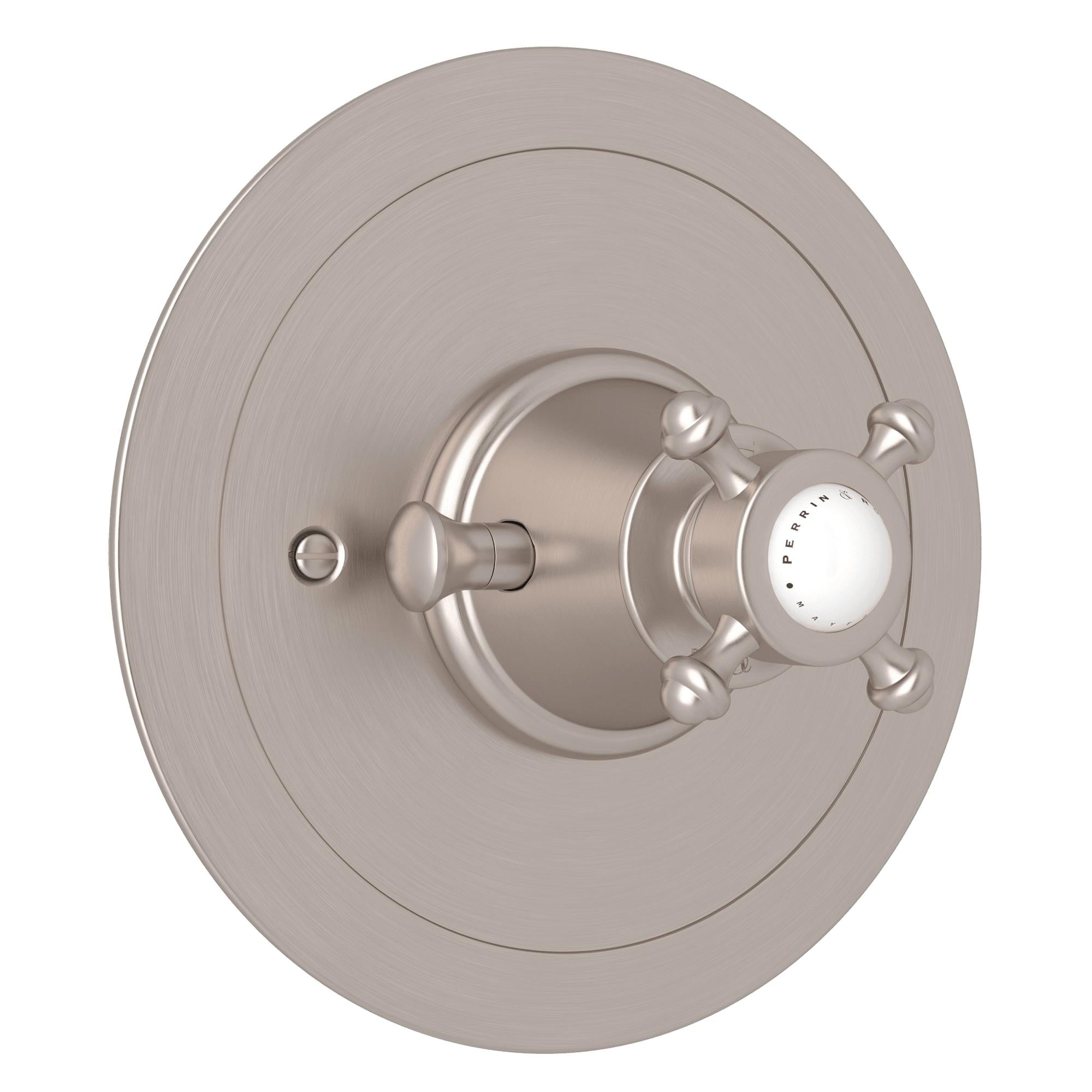 Perrin & Rowe U.5786 Georgian Era 3/4" Round Thermostatic Trim Without Volume Control