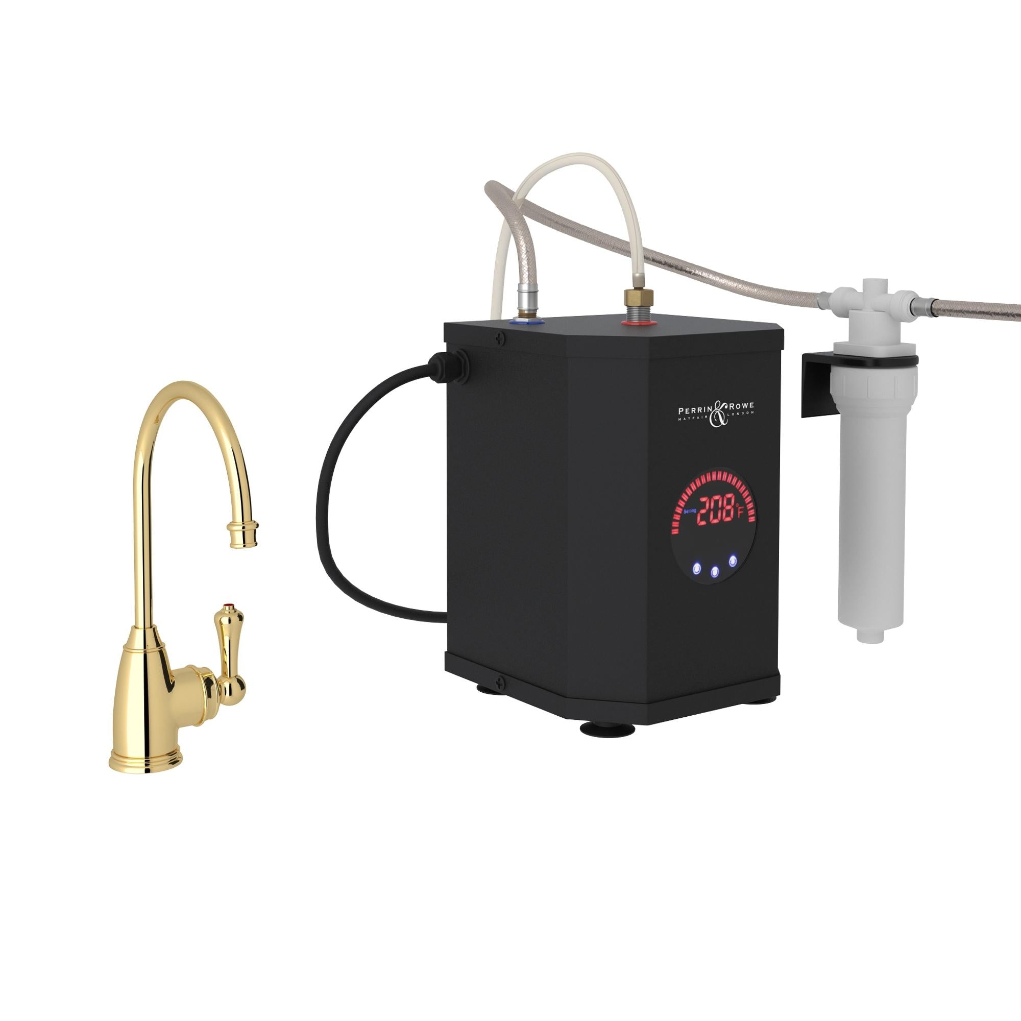 Perrin & Rowe U.KIT1307 Georgian Era Hot Water Dispenser, Tank And Filter Kit