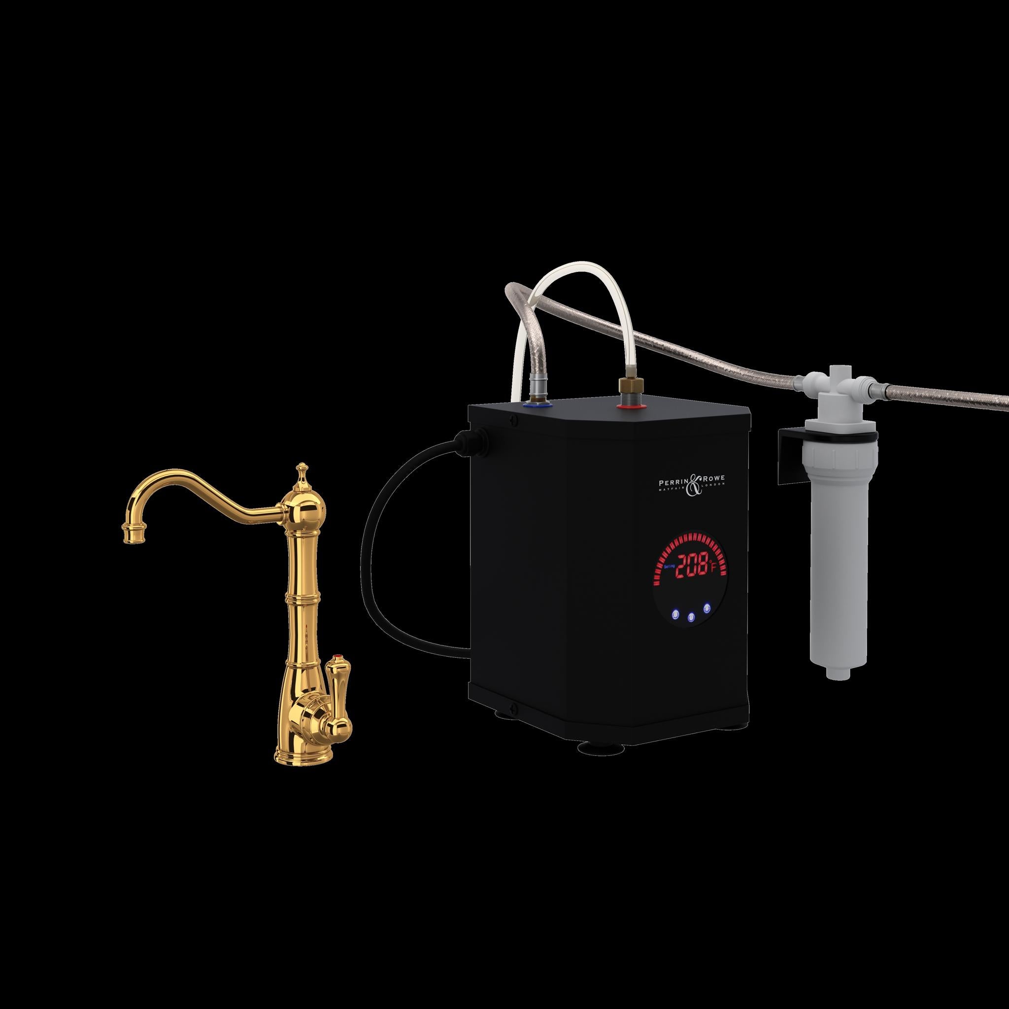 Perrin & Rowe U.KIT1323 Edwardian Hot Water Dispenser, Tank And Filter Kit
