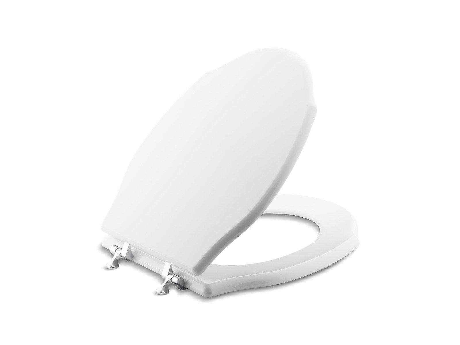 Kallista P70053-PB-0 Hampstead Colored Wood Toilet Seat, Elongated, with Polished Brass Trim
