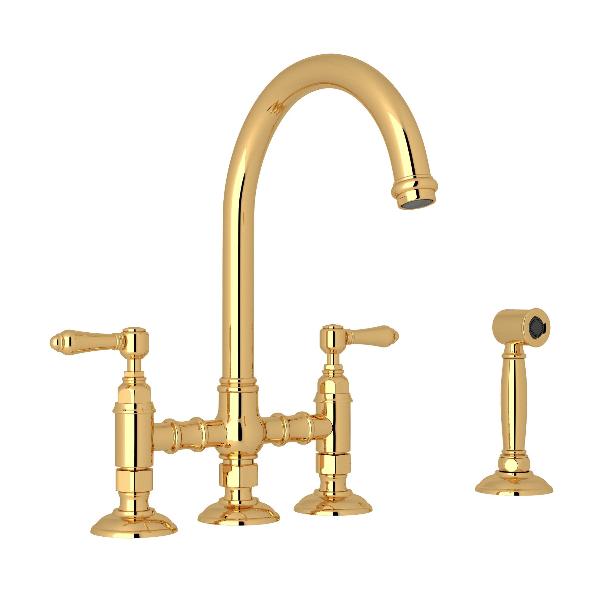 Rohl A1461LMWSIB-2 Kitchen Bridge Faucet