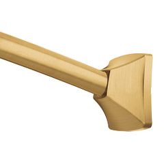 Moen CSR2164 Brushed gold adjustable curved shower rod