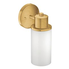 Moen DN0761 Brushed gold one globe bath light