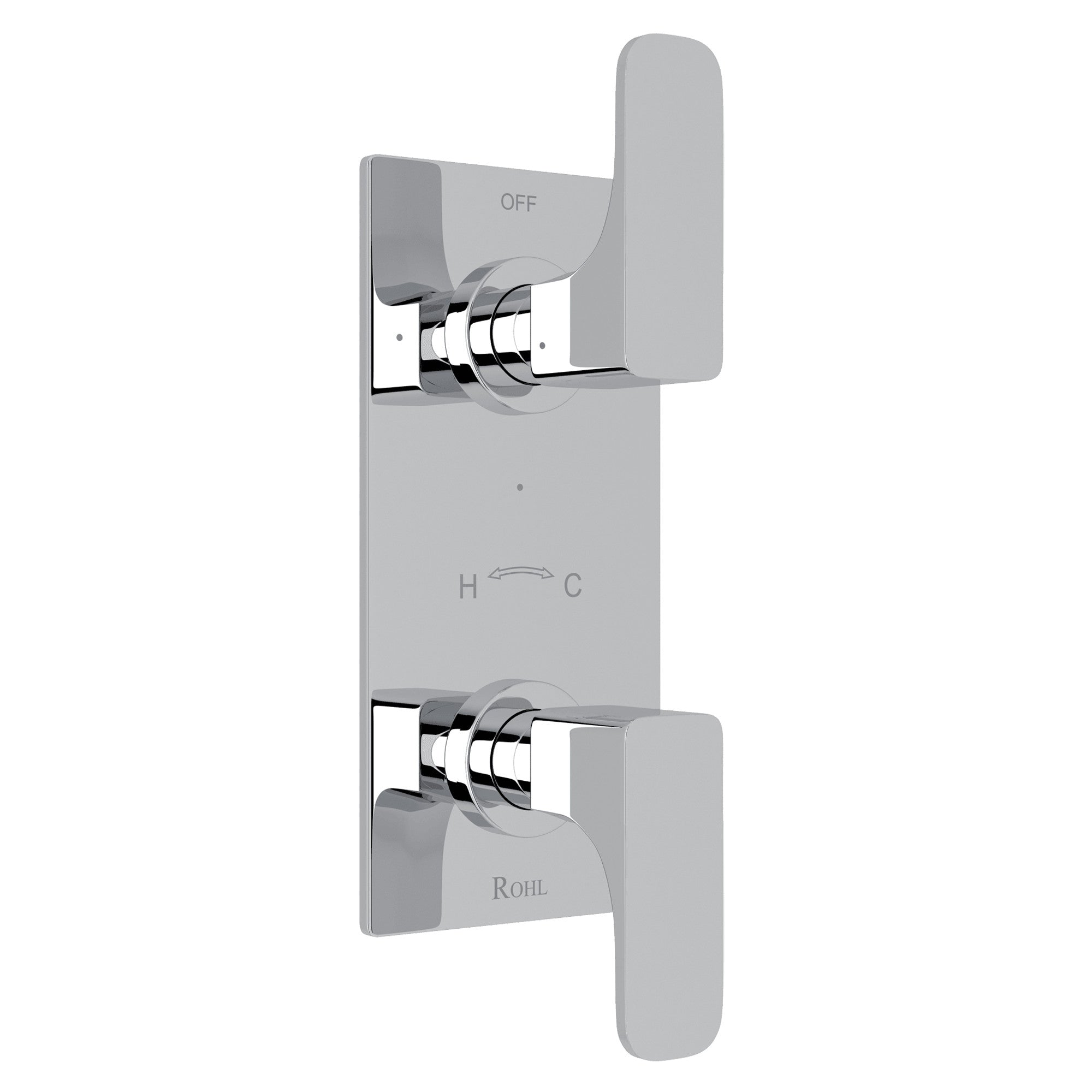 ROHL CU390 Quartile 1/2" Thermostatic Trim with Diverter