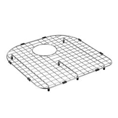 Moen GA748B Stainless D Shape Rear Drain Bottom Grid Accessory 18" x 18"