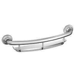 Moen LR2356D Chrome 16" grab bar with shelf