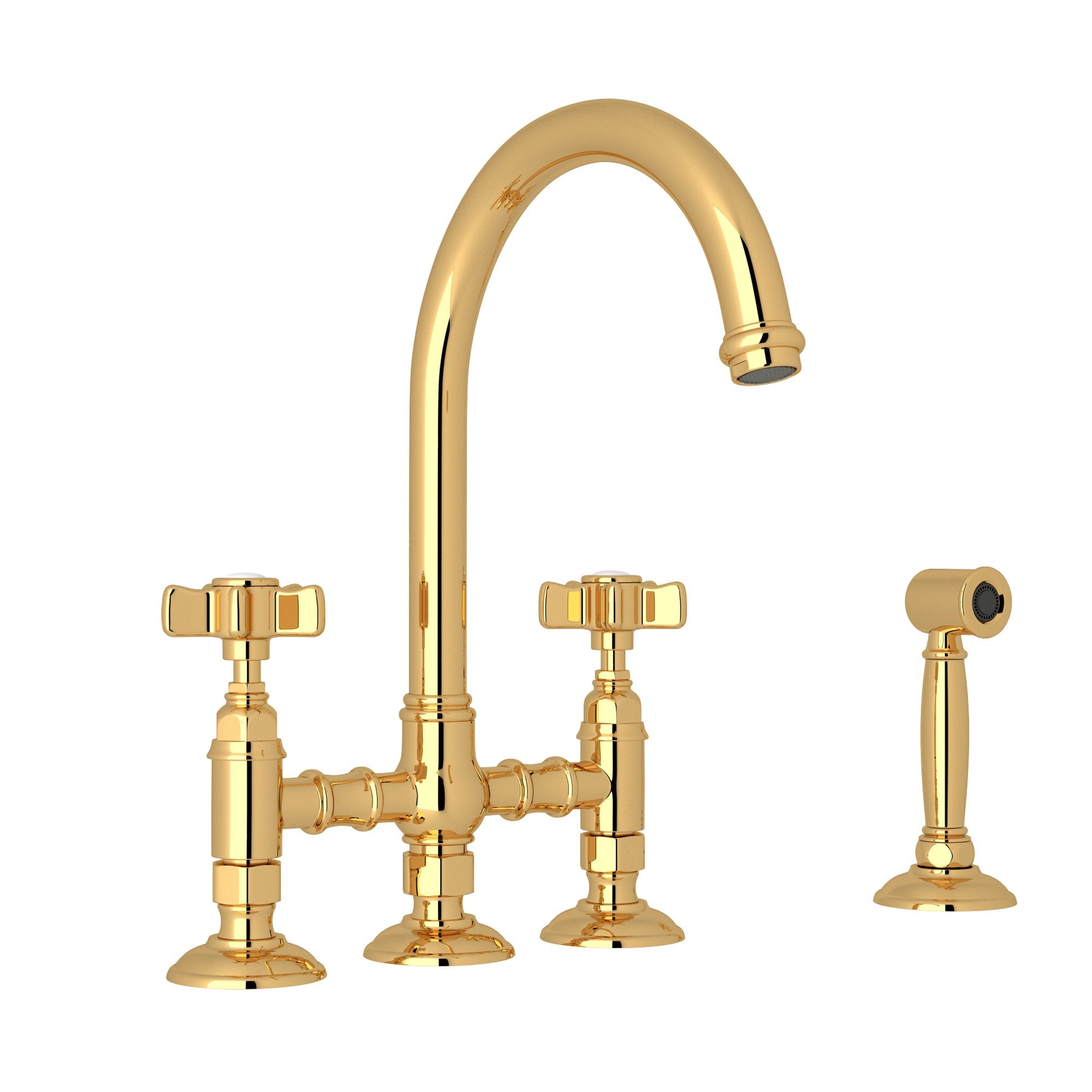 Rohl A1461XWSIB-2 Kitchen Bridge Faucet