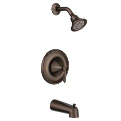 Moen T2133EP Eva Collection Single Handle Posi-Temp Pressure Balanced Tub and Shower Trim with Eco Performance Shower Head