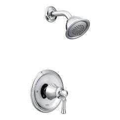 Moen T2182EP Dartmoor Pressure Balanced Shower Trim with 1.75 GPM Shower Head