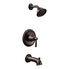 Moen T2183EP Dartmoor Pressure Balanced Tub and Shower Trim with 1.75 GPM Shower Head