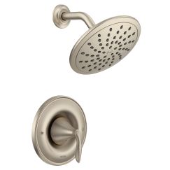 Moen T2232EP Eva Pressure Balanced Shower Trim Package with Single Function Rain Shower Head - Less Valve