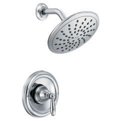 Moen T2252EP Brantford Shower Only System with Rainshower Showerhead without Valve
