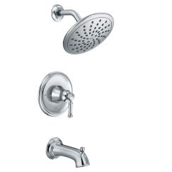 Moen T2283EP Dartmoor Tub and Shower Trim Package with Single Function Shower Head