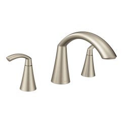 Moen T373 Glyde Two Handle High-Arc Roman Tub Faucet