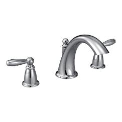 Moen T4943 Brantford Two Handle Deck Mount Roman Tub Faucet Trim Kit with Valve