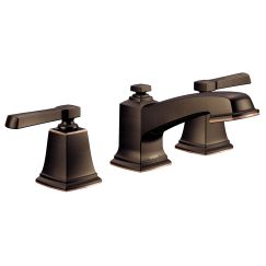 Moen T6220 Boardwalk Widespread Bathroom Faucet with Metal Pop-Up Drain Assembly