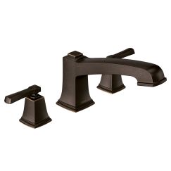 Moen T623 Boardwalk 3 Holes 6" Two Handle Widespread/Deck Mounted Roman Tub Faucet