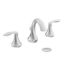 Moen T6420 Eva 8" Widespread Two Handle Bathroom Faucet Trim Kit with Valve