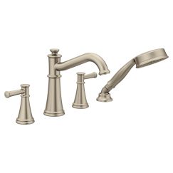 Moen T9024 Two-Handle Roman Tub Faucet Includes Hand Shower