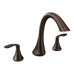 Moen T943 Eva Two Handle High Arc Roman Tub Faucet