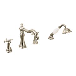 Moen TS21102 Two-Handle Roman Tub Faucet Includes Hand Shower