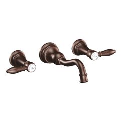 Moen TS42106 Two-Handle Wall Mount Bathroom Faucet