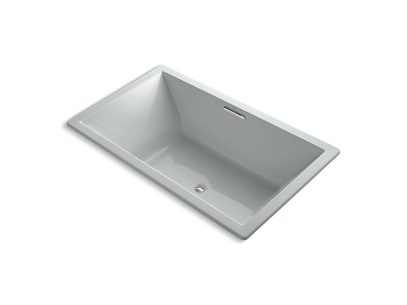 KOHLER K-1137-W1 Underscore 72" x 42" drop-in bath with Bask heated surface and center drain