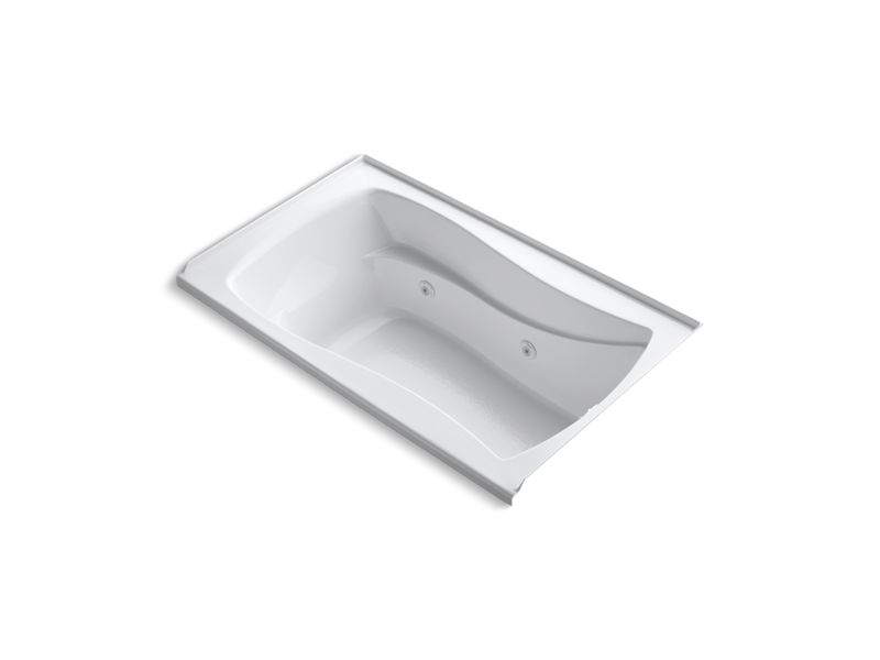 KOHLER K-1239-R Mariposa 60" x 36" alcove whirlpool with integral flange and right-hand drain