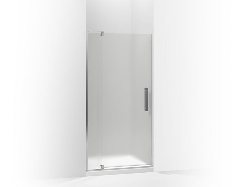 KOHLER K-707531-D3 Revel Pivot shower door, 70" H x 35-1/8 - 40" W, with 5/16" thick Frosted glass