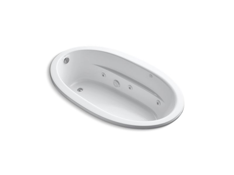 KOHLER K-1164-S1 Sunward 72" x 42" drop-in whirlpool bath