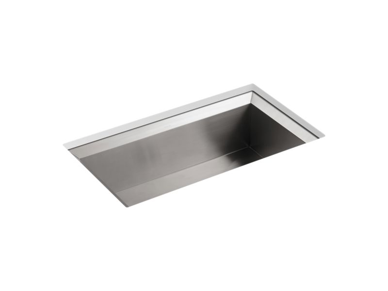 KOHLER K-3387 Poise 33" x 18" x 9-3/4" Undermount single-bowl kitchen sink