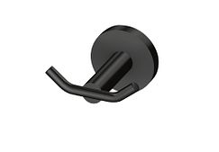 Moen Y5703 Matte black double robe hook