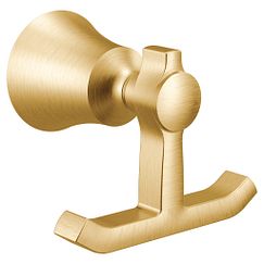 Moen YB0303 Brushed gold double robe hook