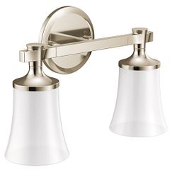 Moen YB0362 Brushed nickel two globe bath light