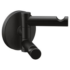 Moen YB0402 Matte black double robe hook