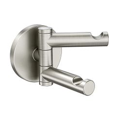 Moen YB0402 Matte black double robe hook