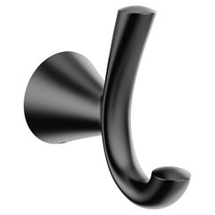 Moen YB2303 Matte black double robe hook