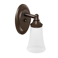 Moen YB2861 Brushed nickel one globe bath light