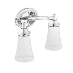 Moen YB2862 Brushed nickel two globe bath light