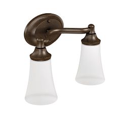 Moen YB2862 Brushed nickel two globe bath light