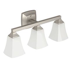 Moen YB5163 Brushed gold three globe bath light