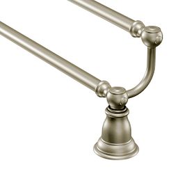 Moen YB5422 Brushed nickel 24" double towel bar