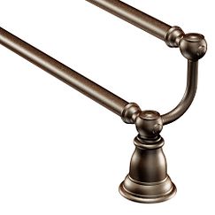 Moen YB5422 Brushed nickel 24" double towel bar