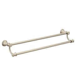 Moen YB6422 Brushed nickel 24" double towel bar