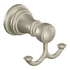 Moen YB0402 Matte black double robe hook