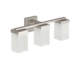 Moen YB8863 Brushed nickel three globe bath light