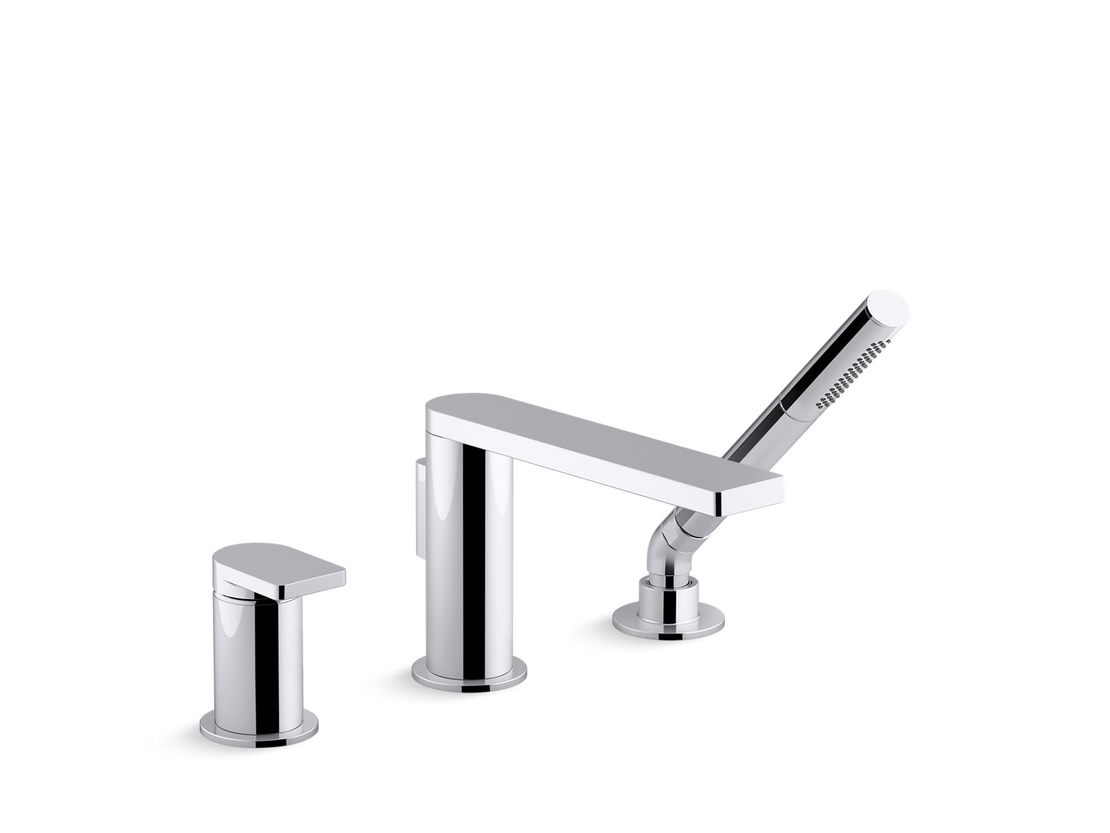 KOHLER K-73078-4 Composed Deck-mount bath faucet with handshower