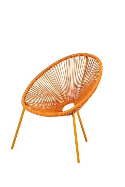 ACAPULCO Yellow lounge chair H 82 x W 75 x D 69 cm