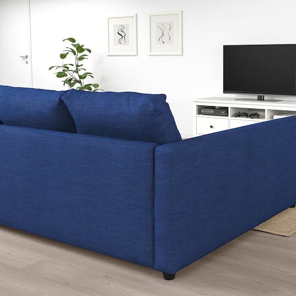 FRIHETEN / KLAGSHAMN Corner sofa bed / container, Skiftebo blue |  Maltashopper.com